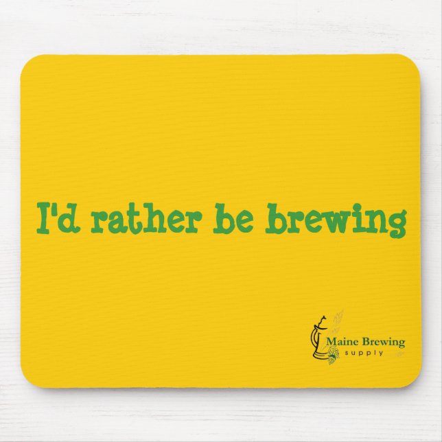 Maine Brewing Supply Mouse Pad (Front)
