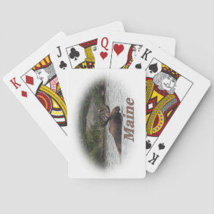 Maine Bull Moose Poker Cards