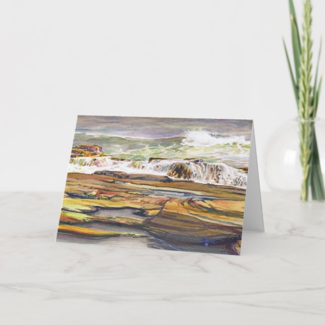 Maine Coast Beach Card (Front)