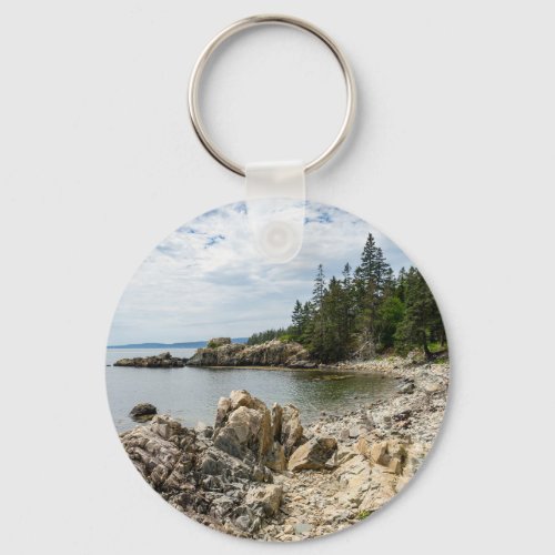 Maine coast keychain