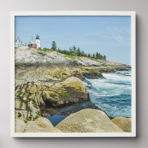 Maine Coast Lighthouse Peel And Stick Photo Tile