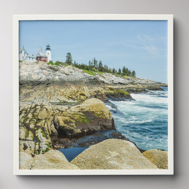Maine Coast Lighthouse Peel And Stick Photo Tile (Front Set)