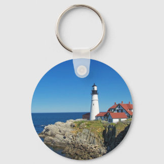 Maine Coastal Lighthouse Keychain