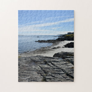 Maine Coastline New England Nature Photography Jigsaw Puzzle