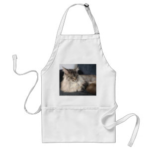 Maine Coon Cat Apron
