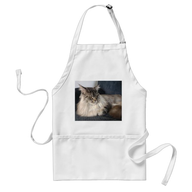 Maine Coon Cat Apron (Front)