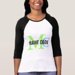 Maine Coon Cat Breed Monogram T-Shirt