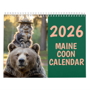 Maine Coon Cat Calendar