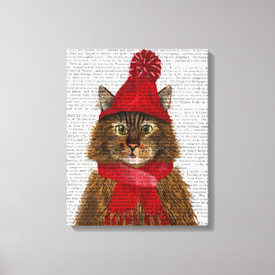 Maine Coon Cat Canvas Print