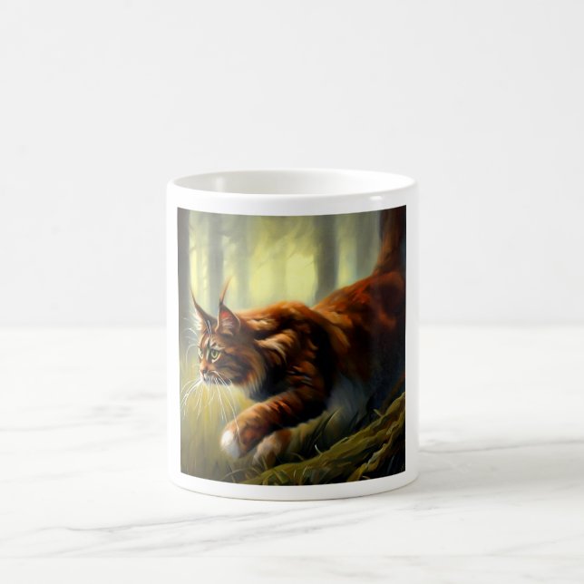 Maine Coon Cat  Coffee Mug (Center)