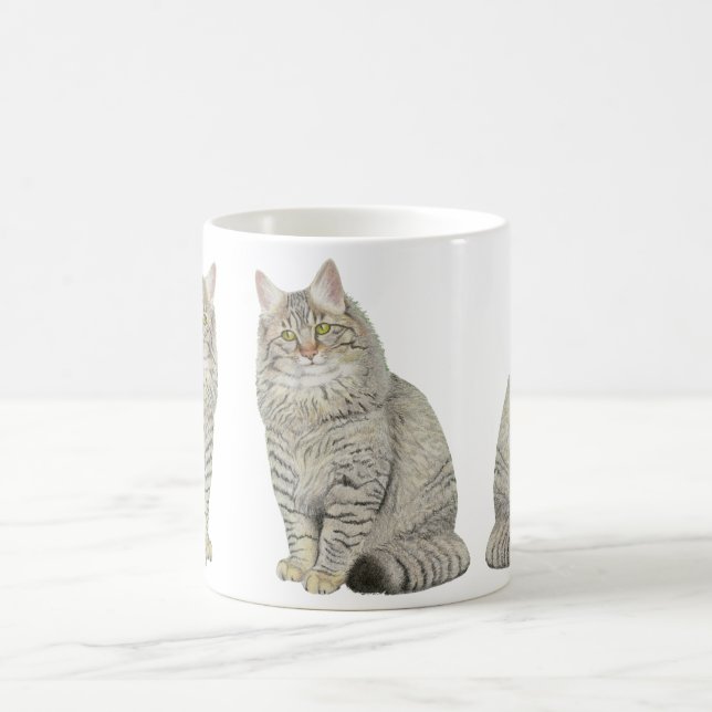 Maine Coon Cat Coffee Mug (Center)