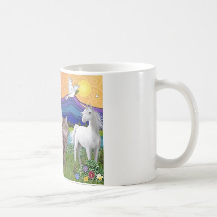 Maine Coon Cat   Fantasy Land Mugs