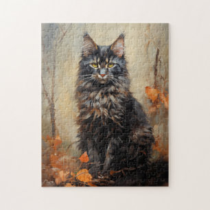 Maine Coon cat Jigsaw Puzzle