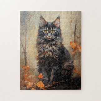 Maine Coon cat Jigsaw Puzzle