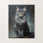 Maine Coon Cat Jigsaw Puzzle at Zazzle