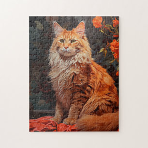 Maine Coon cat Jigsaw Puzzle