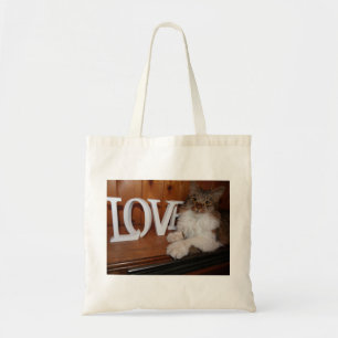 Maine Coon Cat love Tote Bag