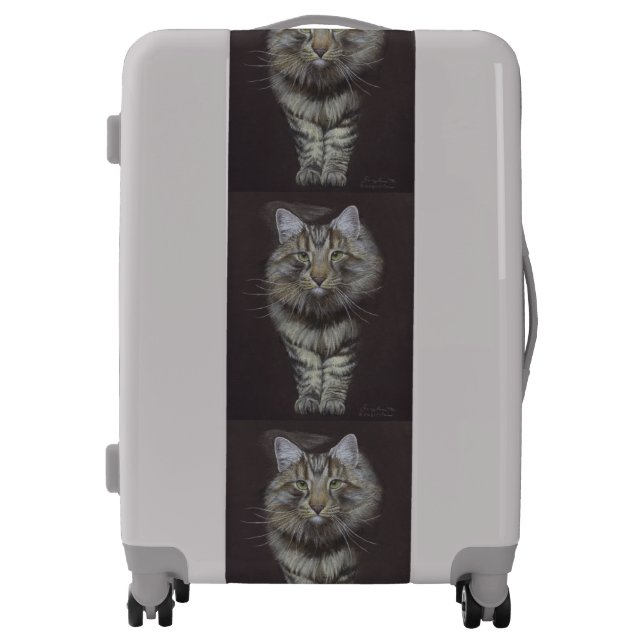 Maine Coon Cat Luggage (Front)