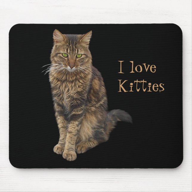 Maine Coon Cat Mouse Pad (Front)