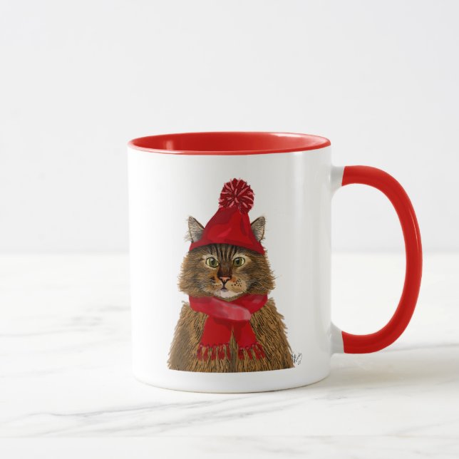 Maine Coon Cat Mug (Right)