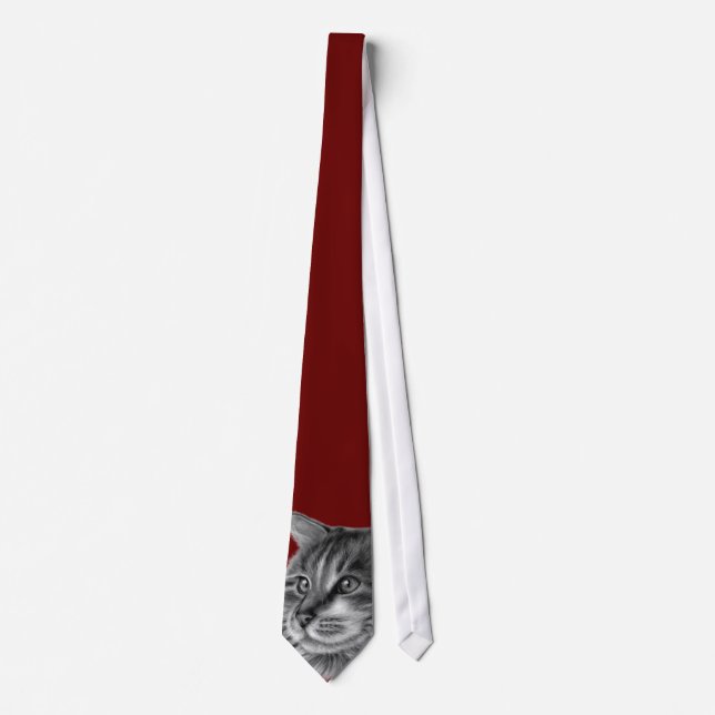 Maine Coon Cat Neck Tie (Front)