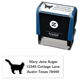 Maine Coon Cat Personalized Self-inking Stamp