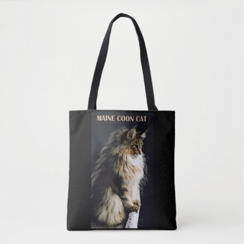 Maine Coon Cat SC Tote Bag