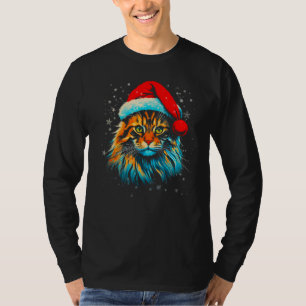 Maine Coon Cat Xmas T-Shirt