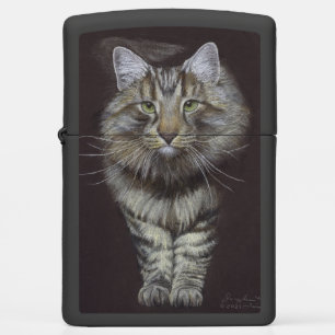 Maine Coon Cat Zippo Lighter