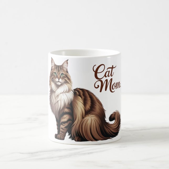 Maine Coon Empire Cat Mom Mug I (Center)