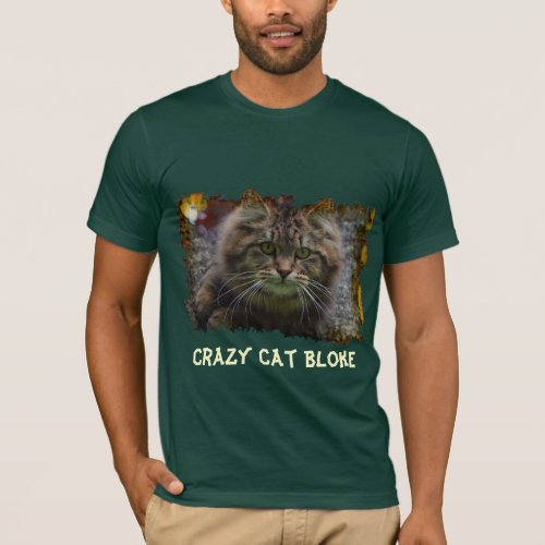 Maine Coon Fluffy Kitty Cat_lover Bloke Male Tee