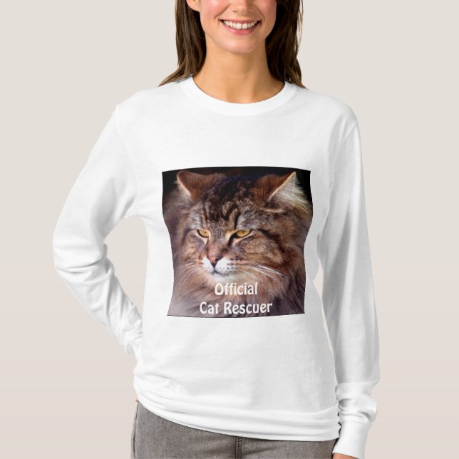 Maine Coon Fluffy Kitty Cat-lover Collection T-Shirt (Front)