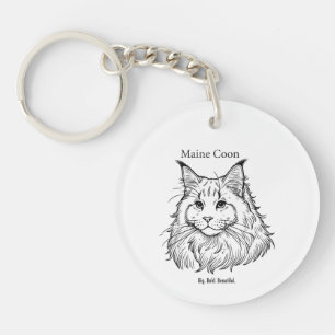 Maine Coon Keychain