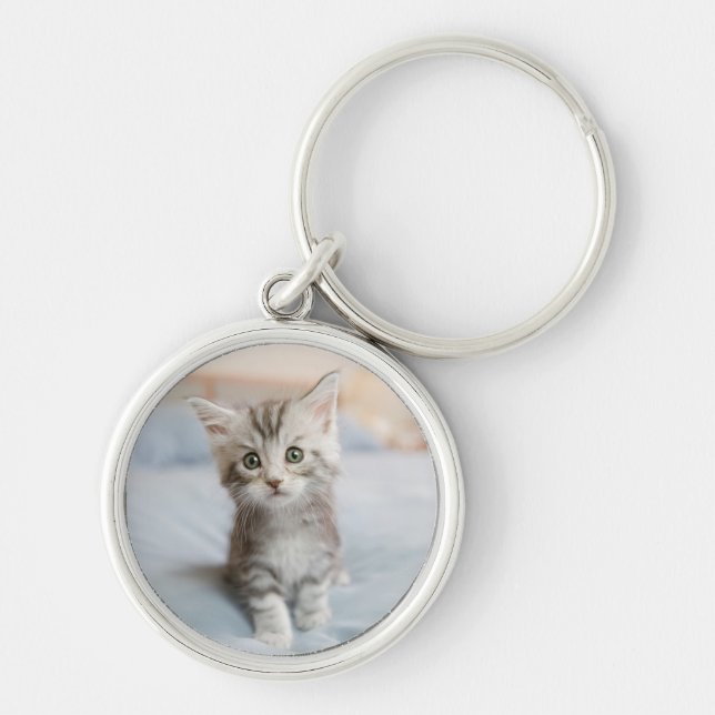 Maine Coon Kitten Keychain (Front)