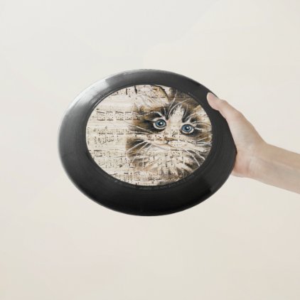 Maine Coon Kitty music Wham-O Frisbee