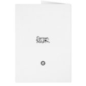 Maine Coon Magic - Fairy Cat Art Card (Back)