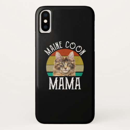 Maine Coon Mama iPhone X Case