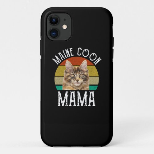 Maine Coon Mama iPhone 11 Case