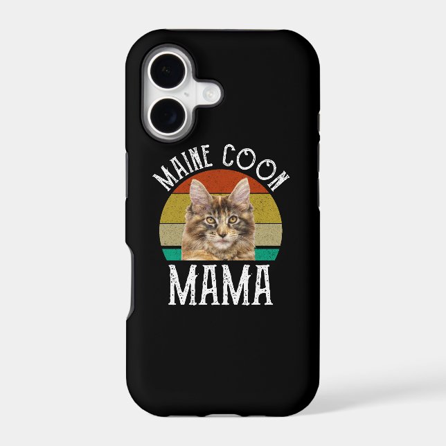 Maine Coon Mama Iphone Case (Back)