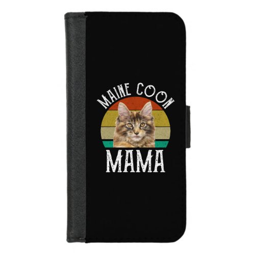 Maine Coon Mama iPhone 87 Wallet Case