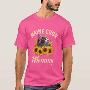 MAINE COON MOM Maine Coon Mommy Cat Mother Maine C T-Shirt