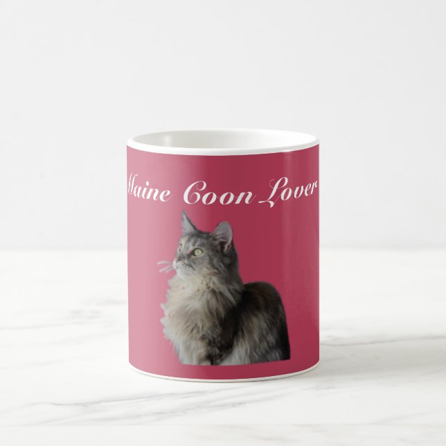 Maine Coon Pedigree Cat. Coffee Mug (Center)
