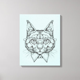 Maine Coon Portrait Canvas Print