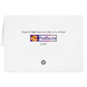 Maine Coon Tabby Cat Cards (Back Horizontal)