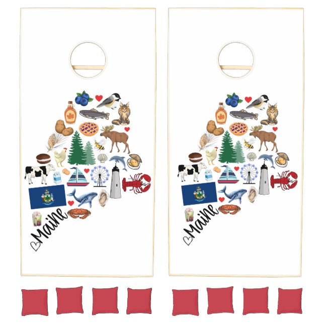 Maine Cornhole Cornhole Set (Set)