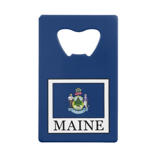 Maine Credit Card Bottle Opener