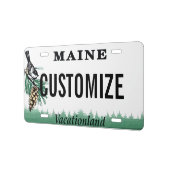 Maine Custom License Plate | Zazzle