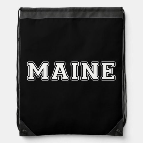 Maine Drawstring Bag