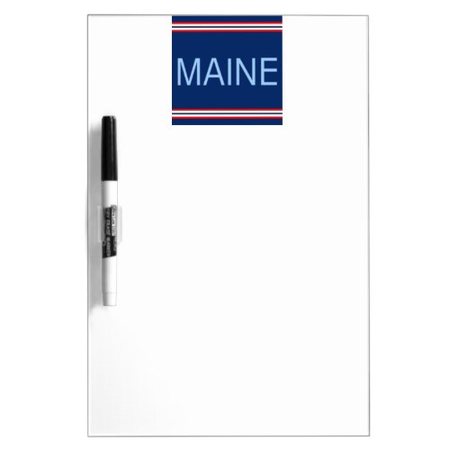 Maine Dry Erase Board with Pen