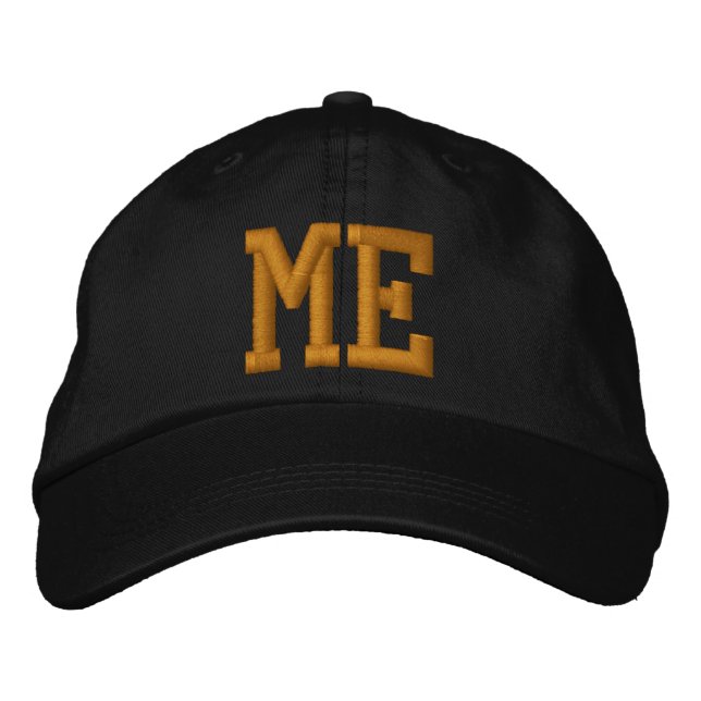 Maine Embroidered Baseball Hat (Front)